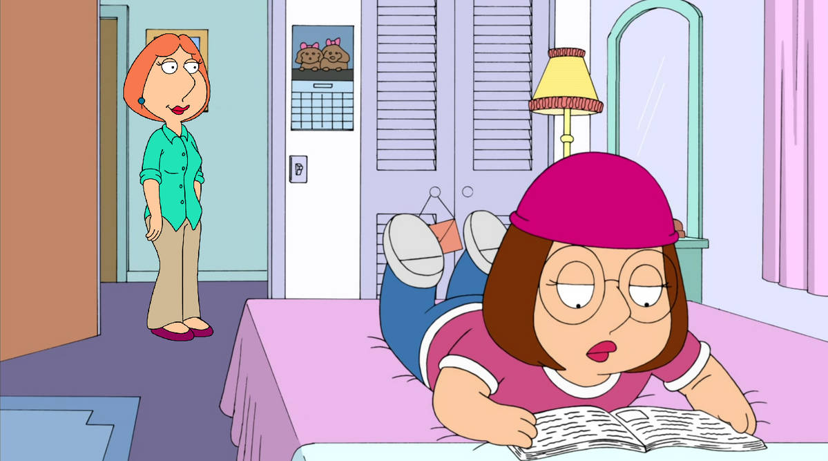 Lois Sees Meg Reading Her Book By Raffaelecolimodio On DeviantArt lois-sees-meg-reading-her-book-by-raffaelecolimodio-on-deviantart