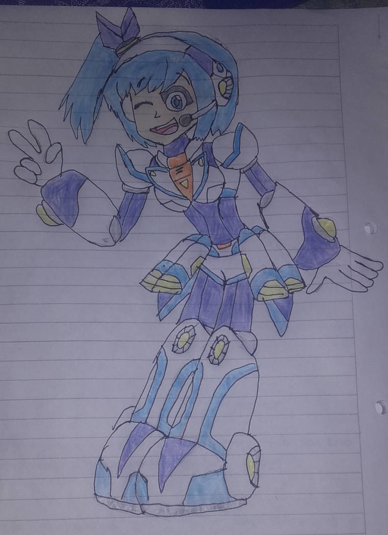 Mega Man X Dive: Rico, the new navigator by Otto41 on DeviantArt