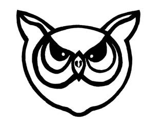 owl head vector