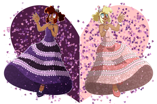 Twin Princesses -Redraw-