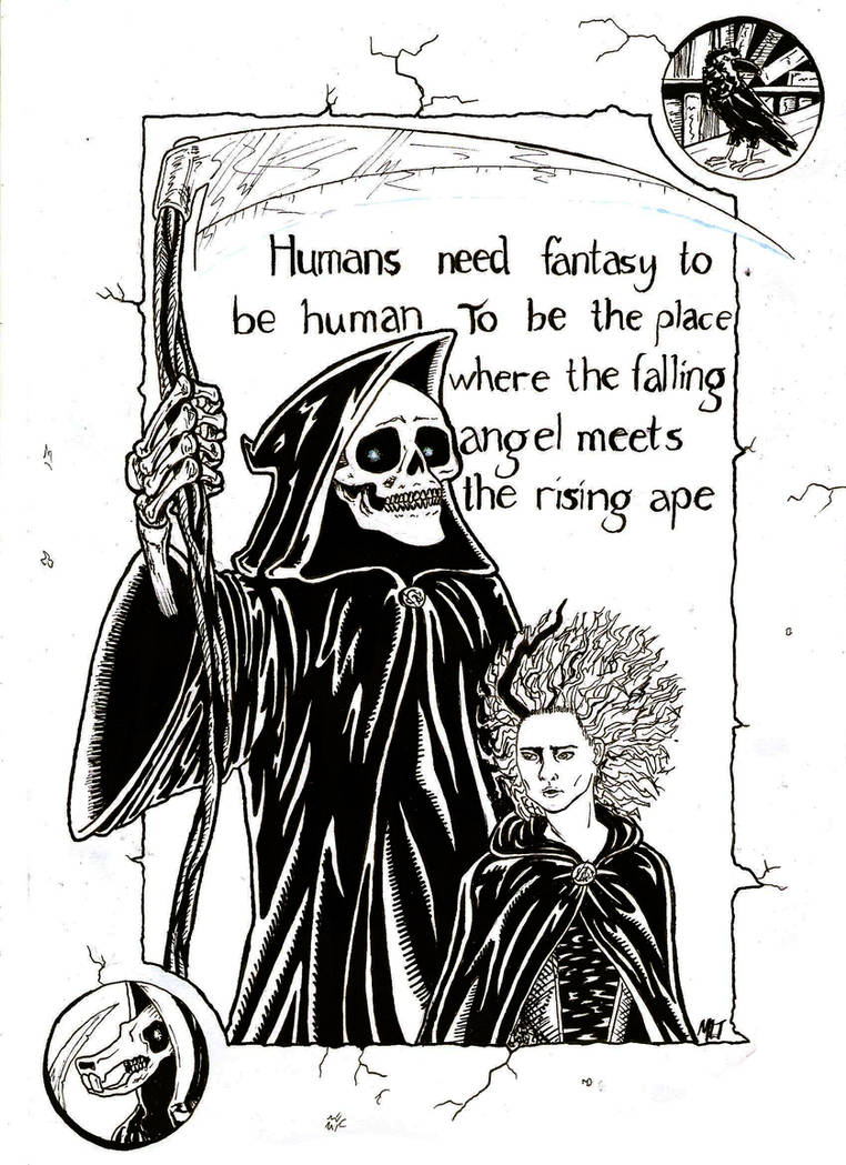 Terry Pratchett's Susan and DEATH by MichaelLThomas