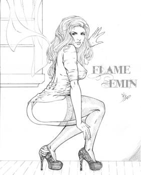 Flame Emin Pencils Final