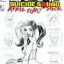Harley Quinn Sketchcover inked