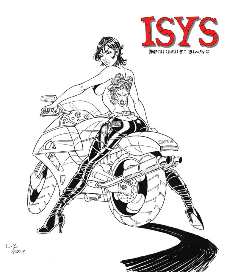 Isys Inked Pinup