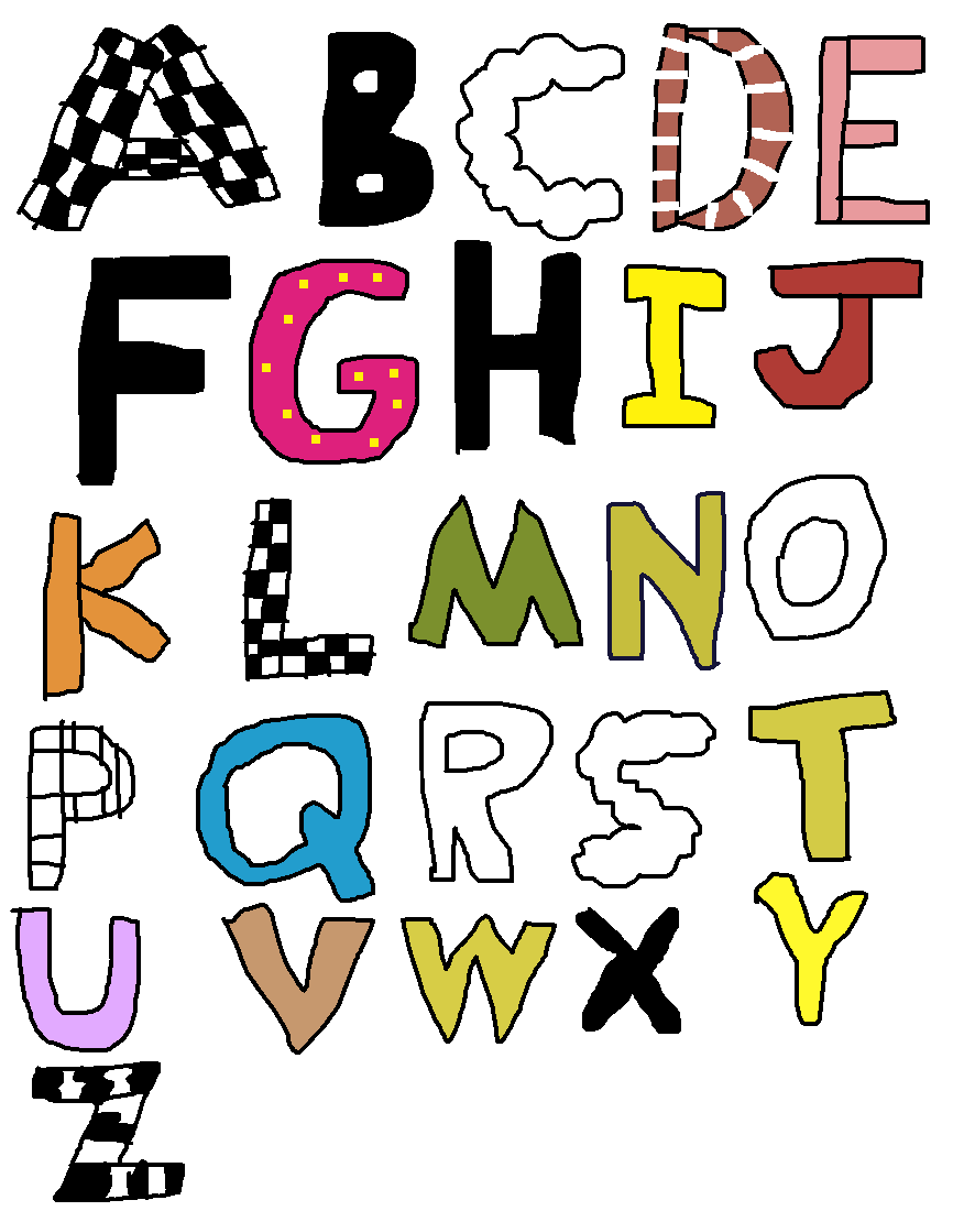 Letters by FurryAnimal66Alt on DeviantArt