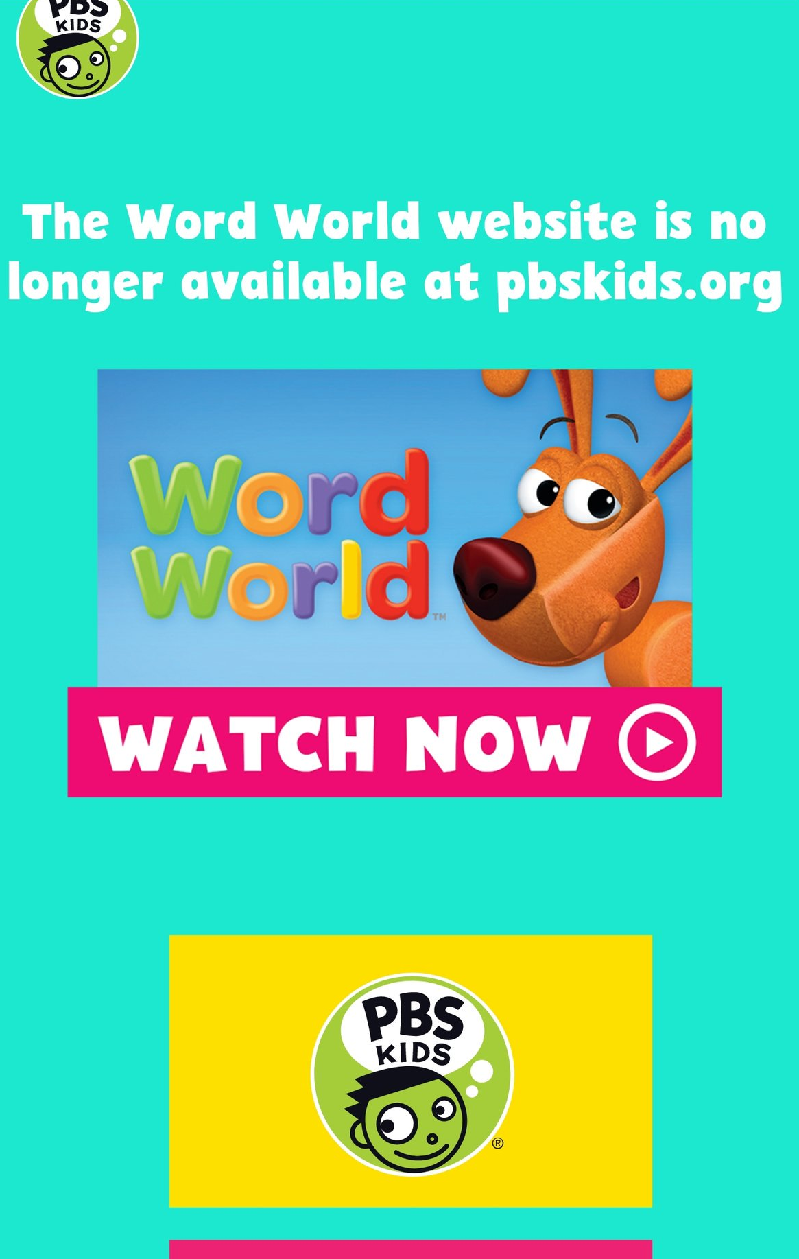 WordWorld Website Removed from PBS Kids by FurryAnimal66Alt on DeviantArt