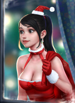 santa girl