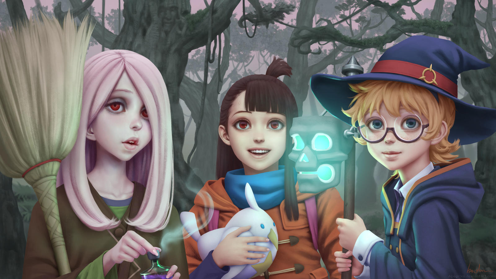 Little Witch Academia Fanart By Apegrixs On Deviantart Little Witch Academia Fanart By Apegrixs On Deviantart