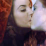 Meghan Ory and Agnes Bruckner kiss