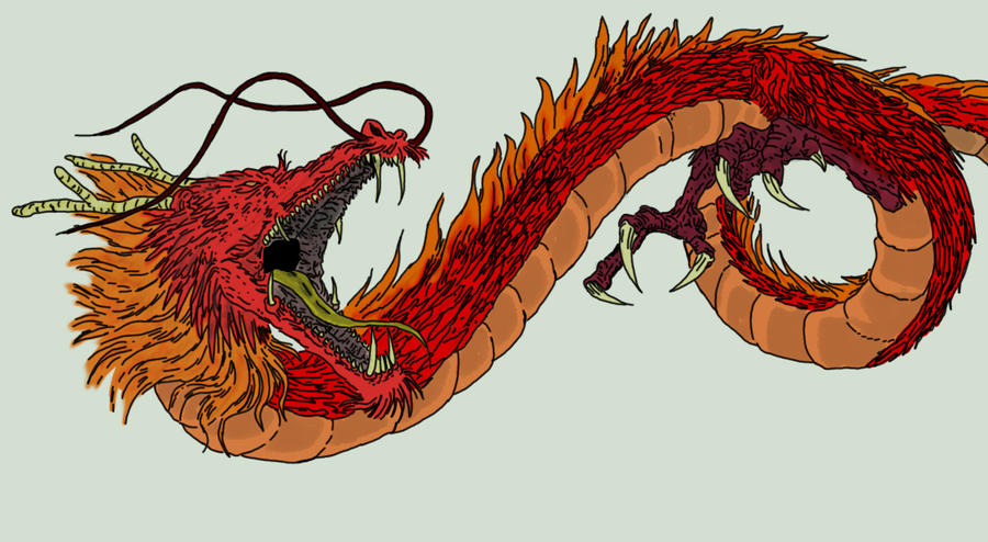 Red Dragon - Oriental Style