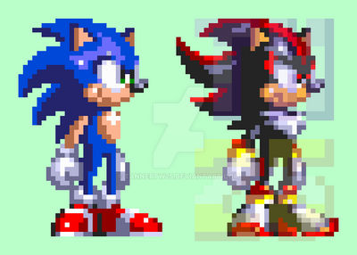 Sonic 3 Styled Shadow the Hedgehog by TannerTW25 on DeviantArt