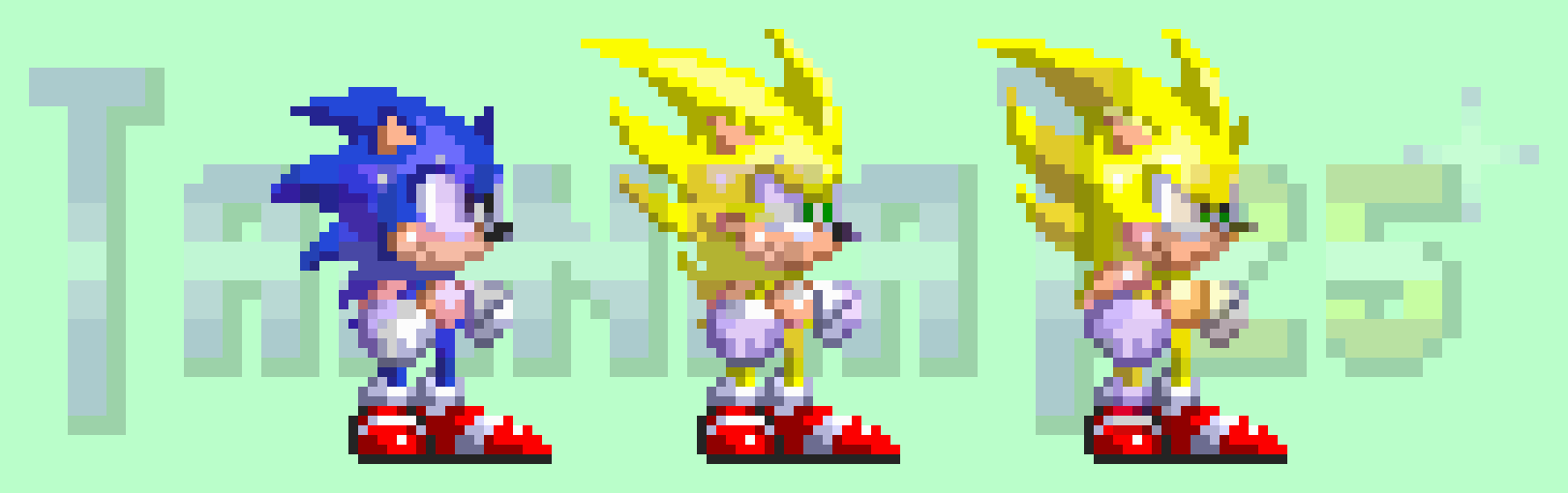 Sonic 3 Styled Improved Super Sonic by TannerTW25 on DeviantArt