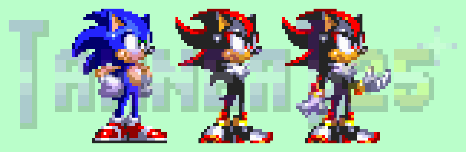 Sonic 3 Styled Shadow the Hedgehog by TannerTW25 on DeviantArt