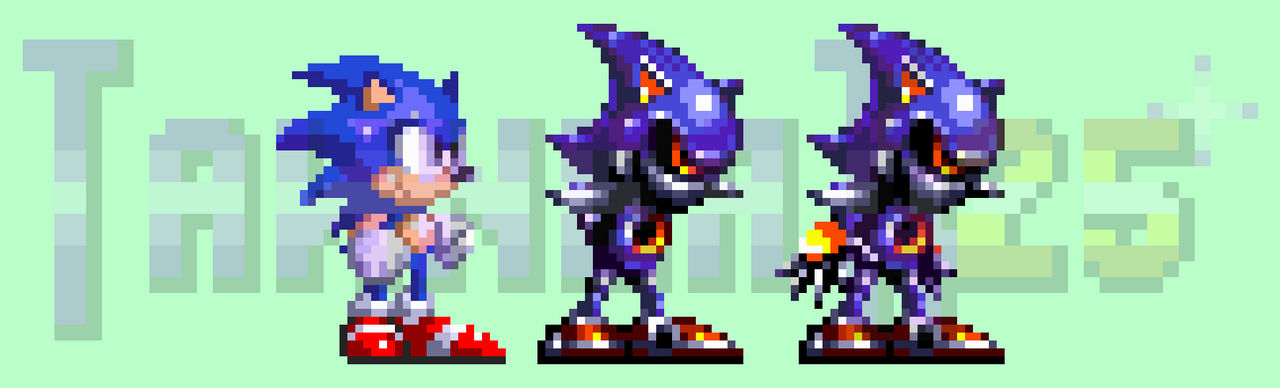 Neo metal Sonic Sprites by Hackerhedgehog on DeviantArt