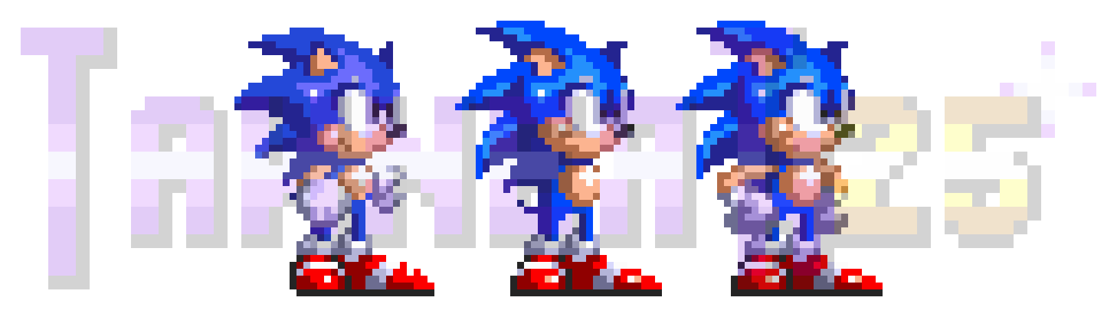 Sonic 3 Styled Dark Sonic by TannerTW25 on DeviantArt