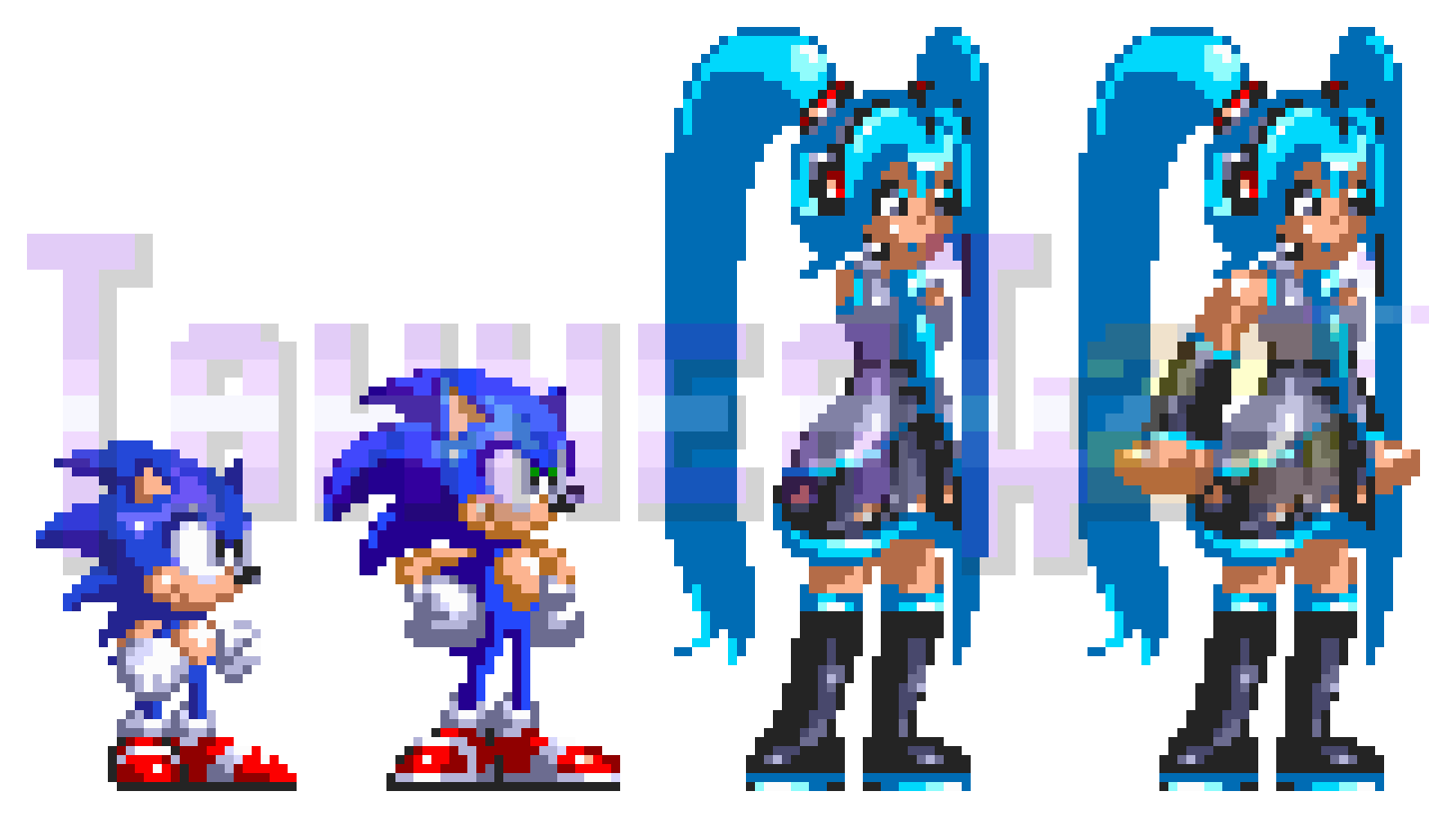 Sonic 3 Styled Dark Sonic by TannerTW25 on DeviantArt