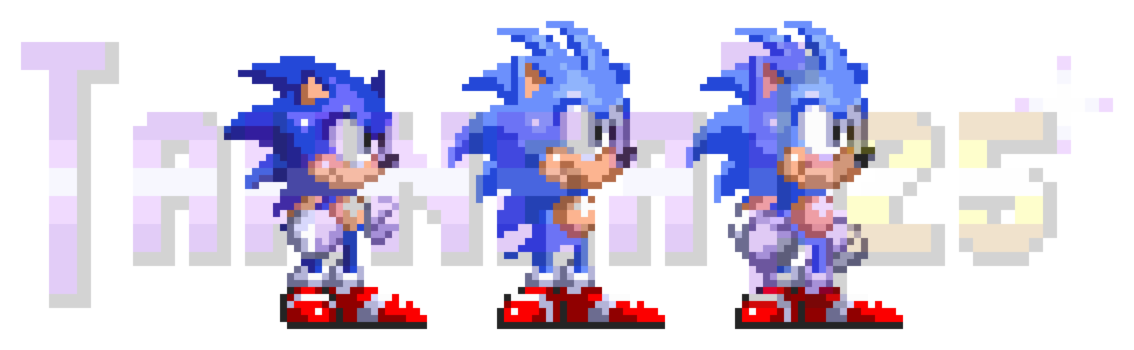 Sonic 3 Styled Dark Sonic by TannerTW25 on DeviantArt