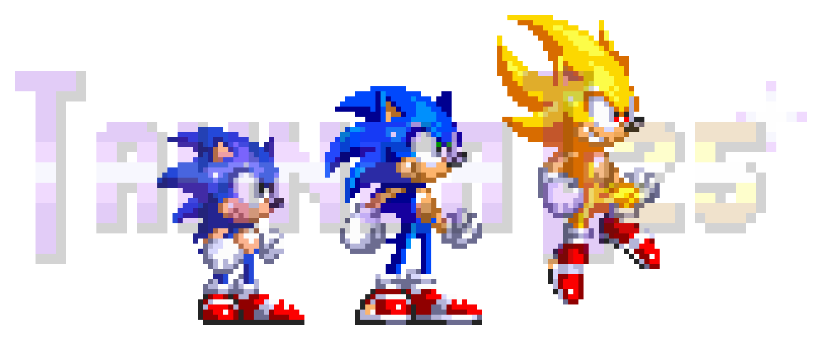 Sonic 3 Styled Dark Sonic by TannerTW25 on DeviantArt