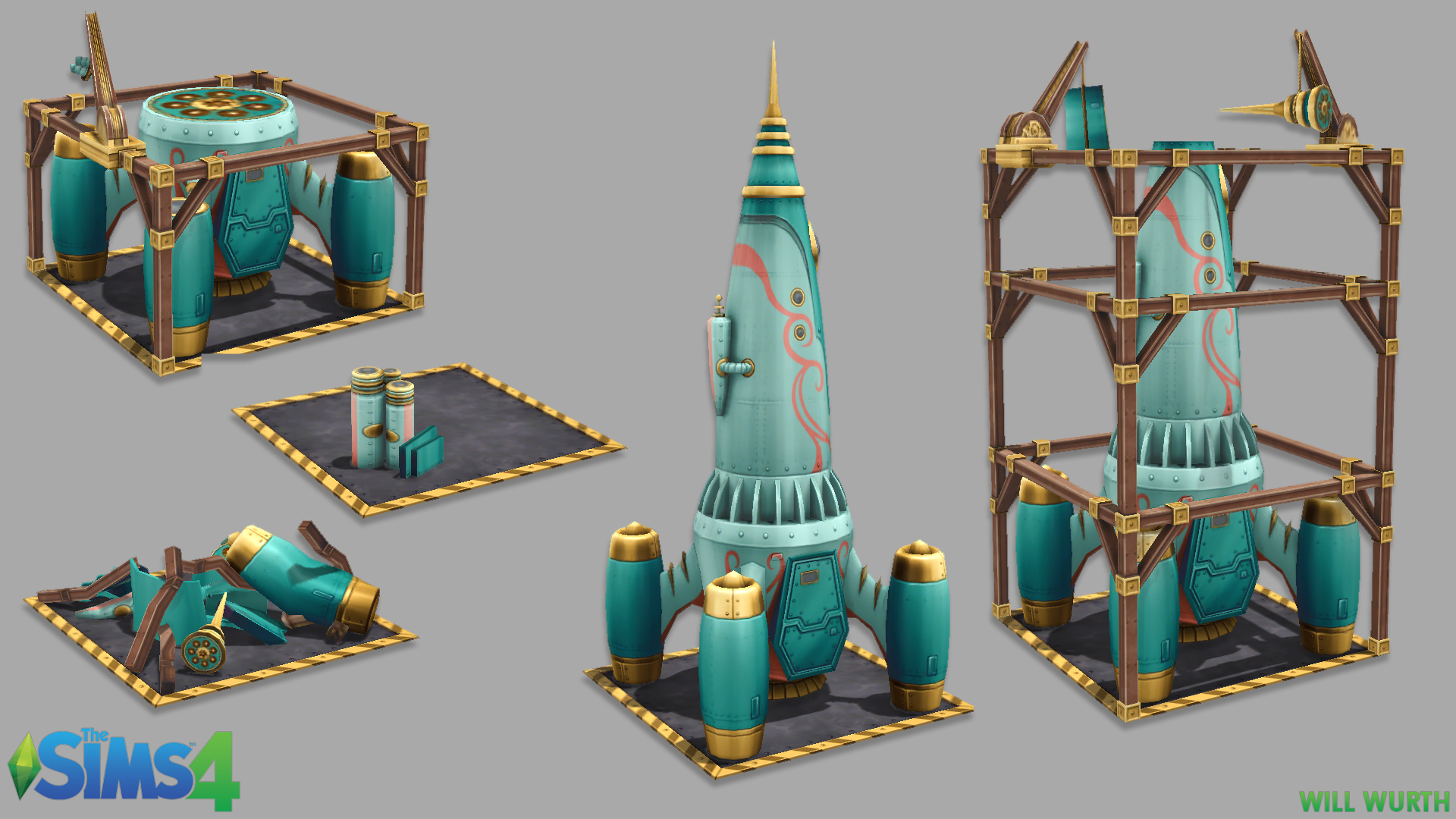 Sims 2 Functional Rocketship The Sims 4: Rocketship 3 by DeadXIII on DeviantArt