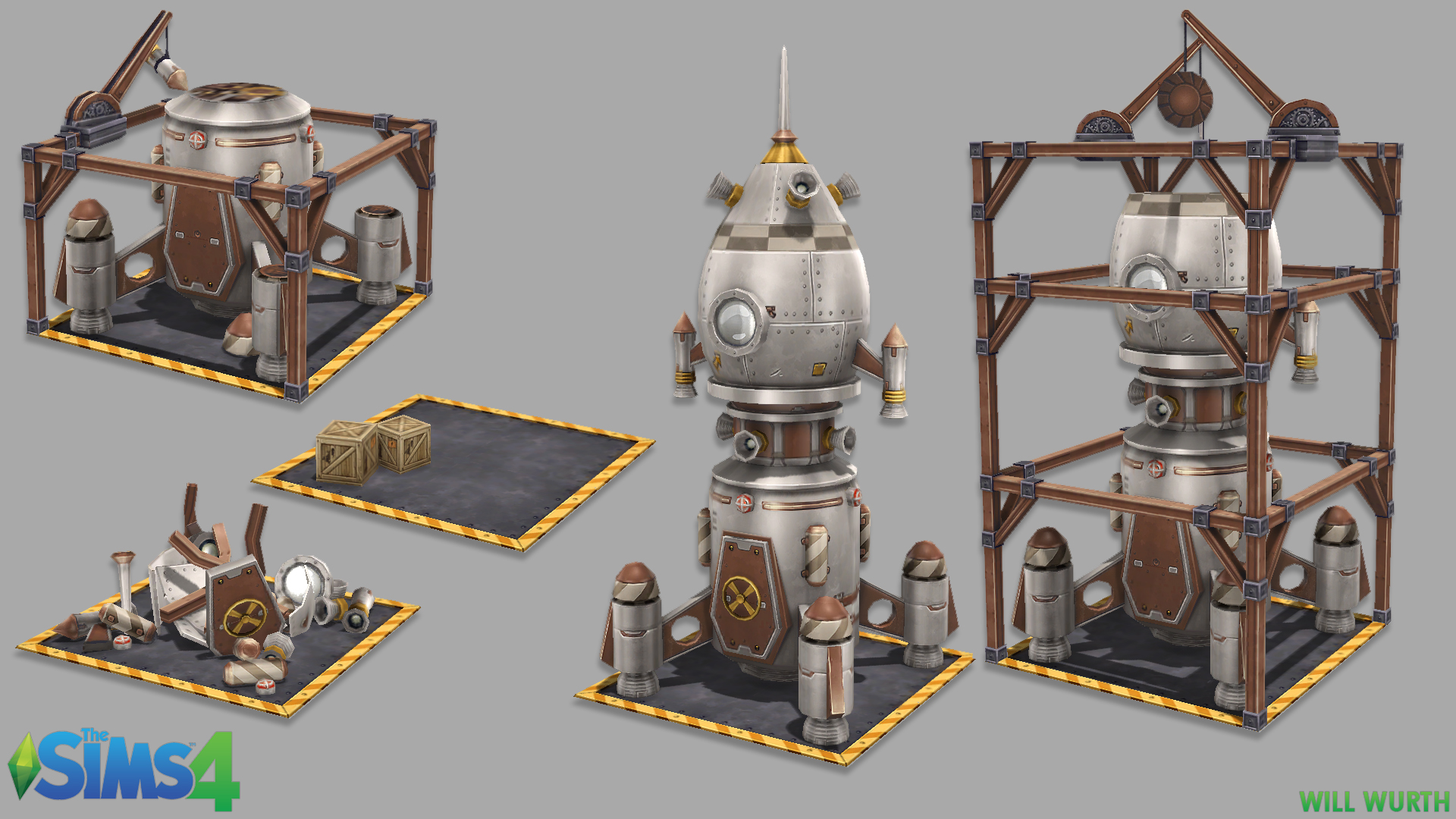 Sims 4 Custom Rocketship Cc The Sims 4: Rocketship 5 by DeadXIII on DeviantArt