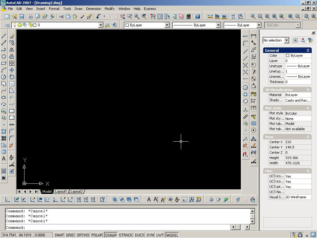 My AutoCad 2007 interface by dimitrispsi on DeviantArt