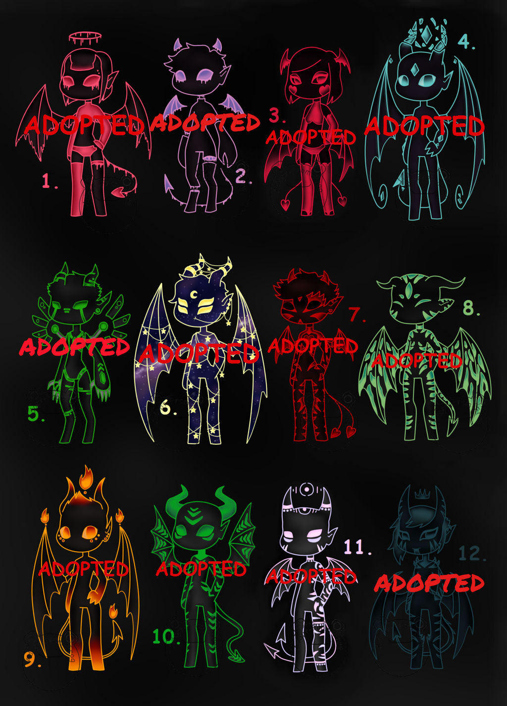 Demonic Adopts - Big Batch (CLOSED)