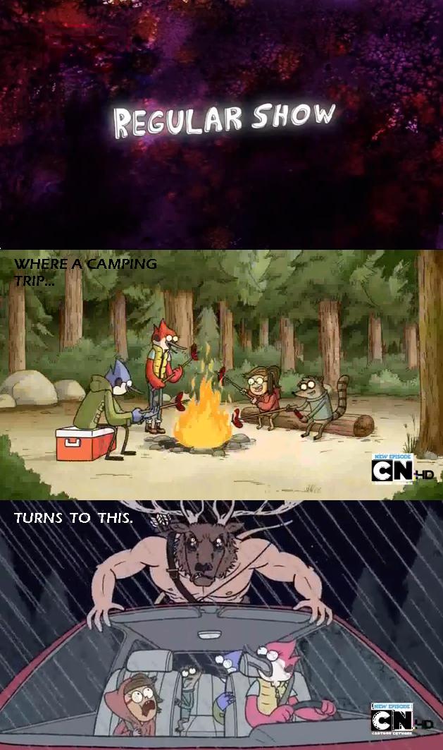 Regular Show- Camping