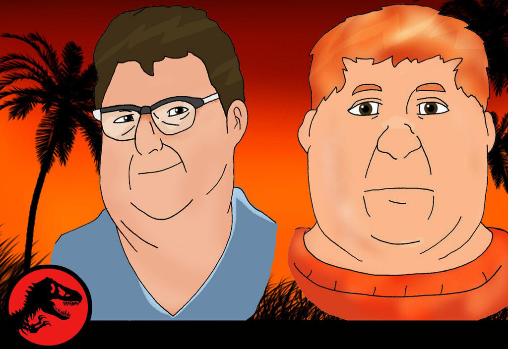 Jurassic Park Nedry Film and Novel version by Gloverman23 on DeviantArt