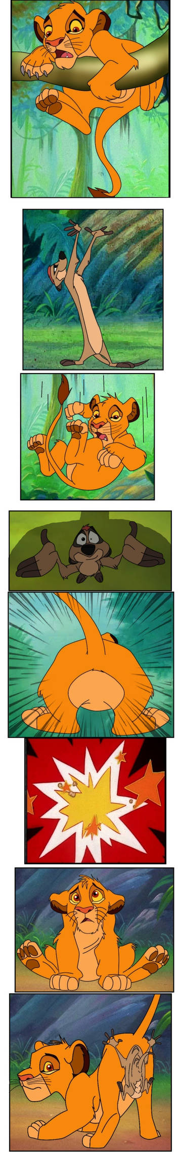 Simba Runs Fall Simba's hard landing! by Gloverman23 on DeviantArt
