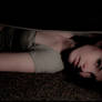 under the bed.