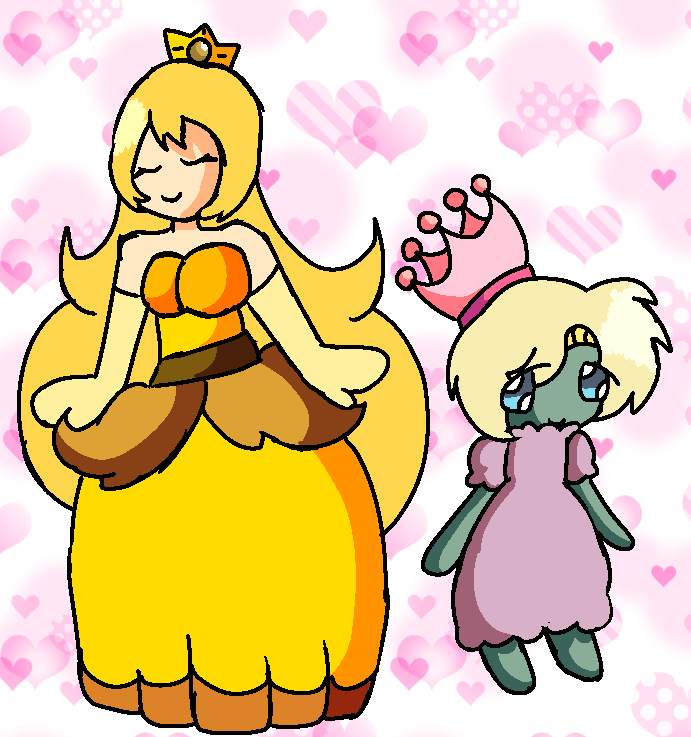 Two princesses by Metaknightjapan on DeviantArt