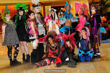 Rave fashion show group shot. by TiffanyWitcher