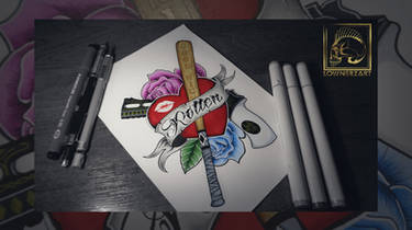 Harley Quin Tattoo Logo