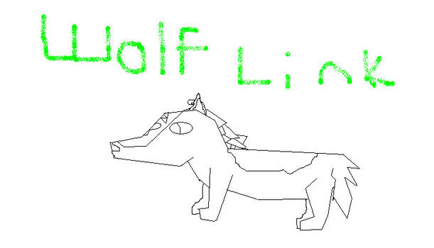wolf Link not colored