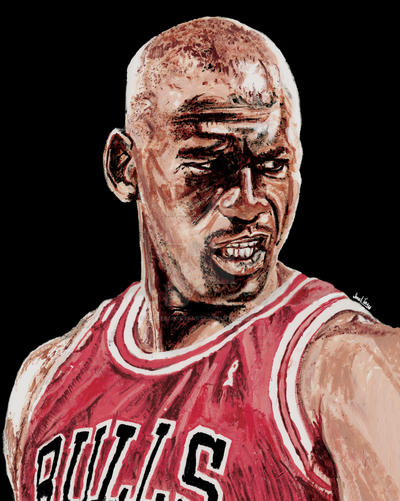 Michael Jordan by Israelsportsart on DeviantArt