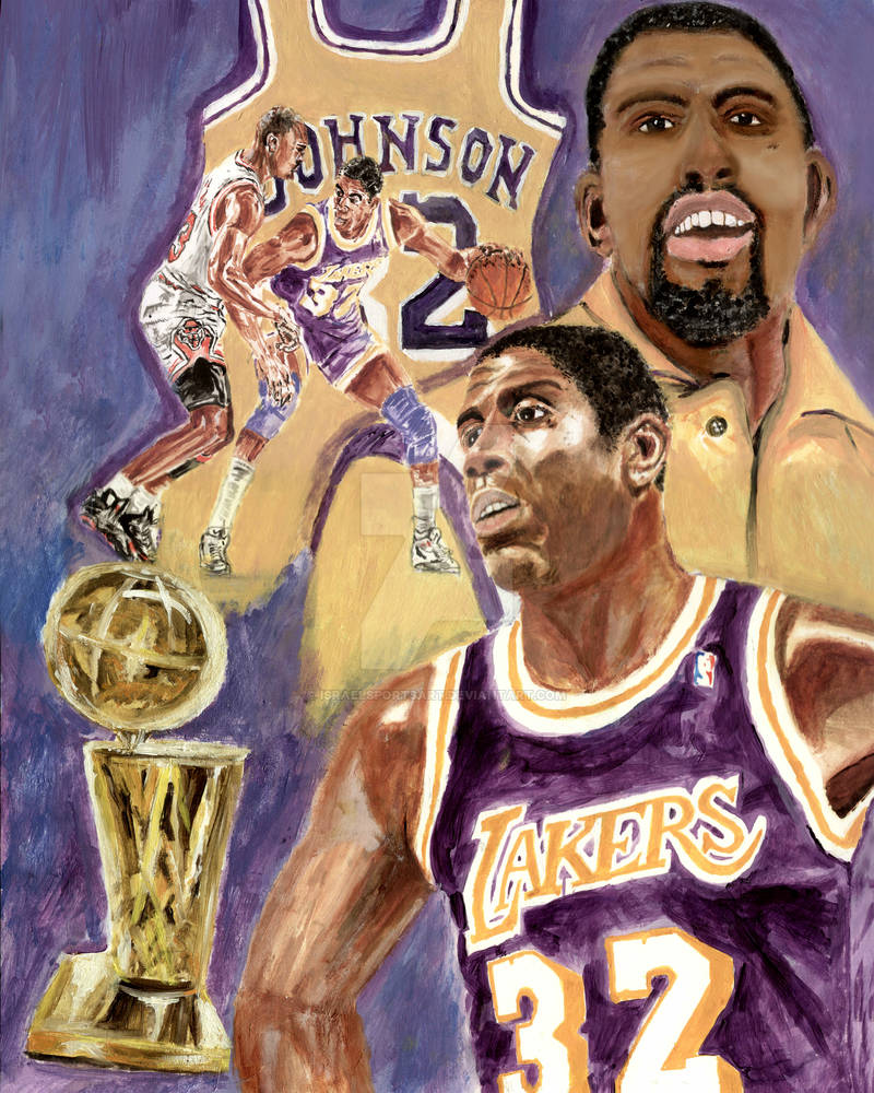 Magic Johnson Lettering Magic Johnson by Israelsportsart on DeviantArt