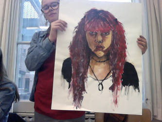 portrait of girl with red hair