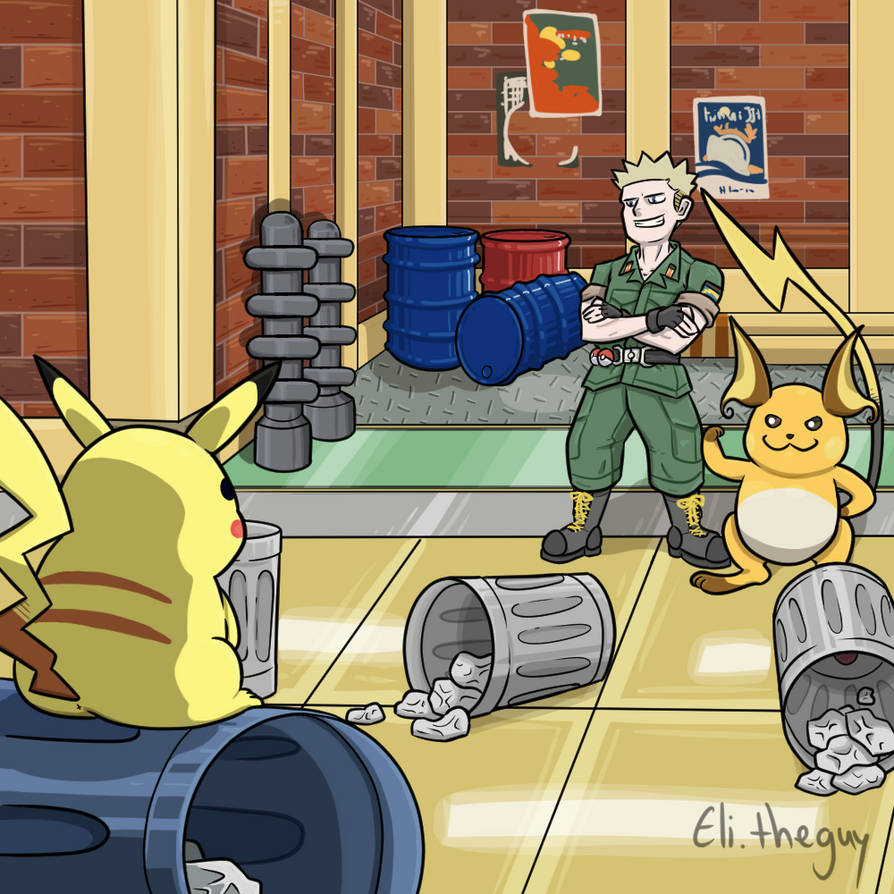 Lt Surge Gym Battle Piece By Elithaguy On DeviantArt lt-surge-gym-battle-piece-by-elithaguy-on-deviantart
