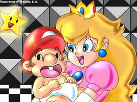 Princess Peach and Baby Mario