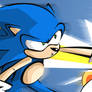 vector-based Sonic doodle