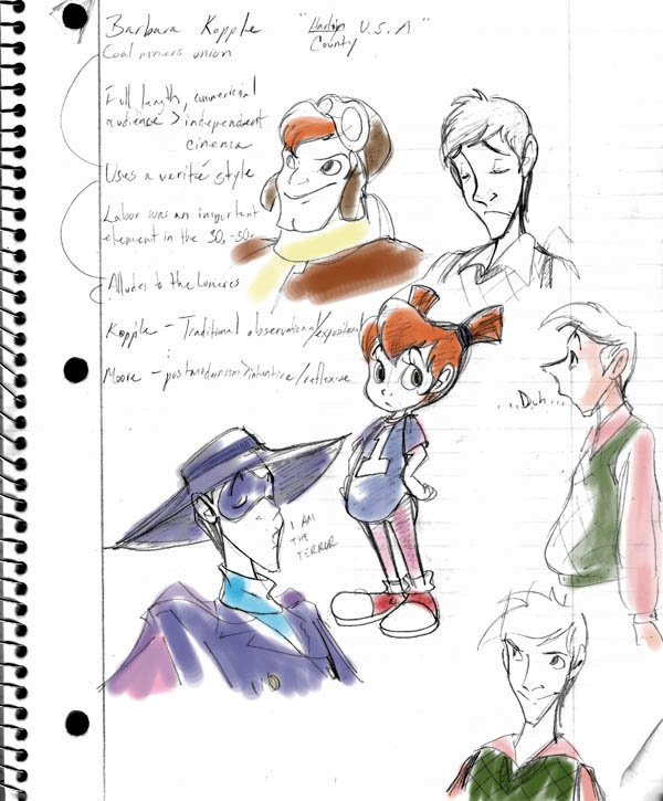 today's class notes scribbly