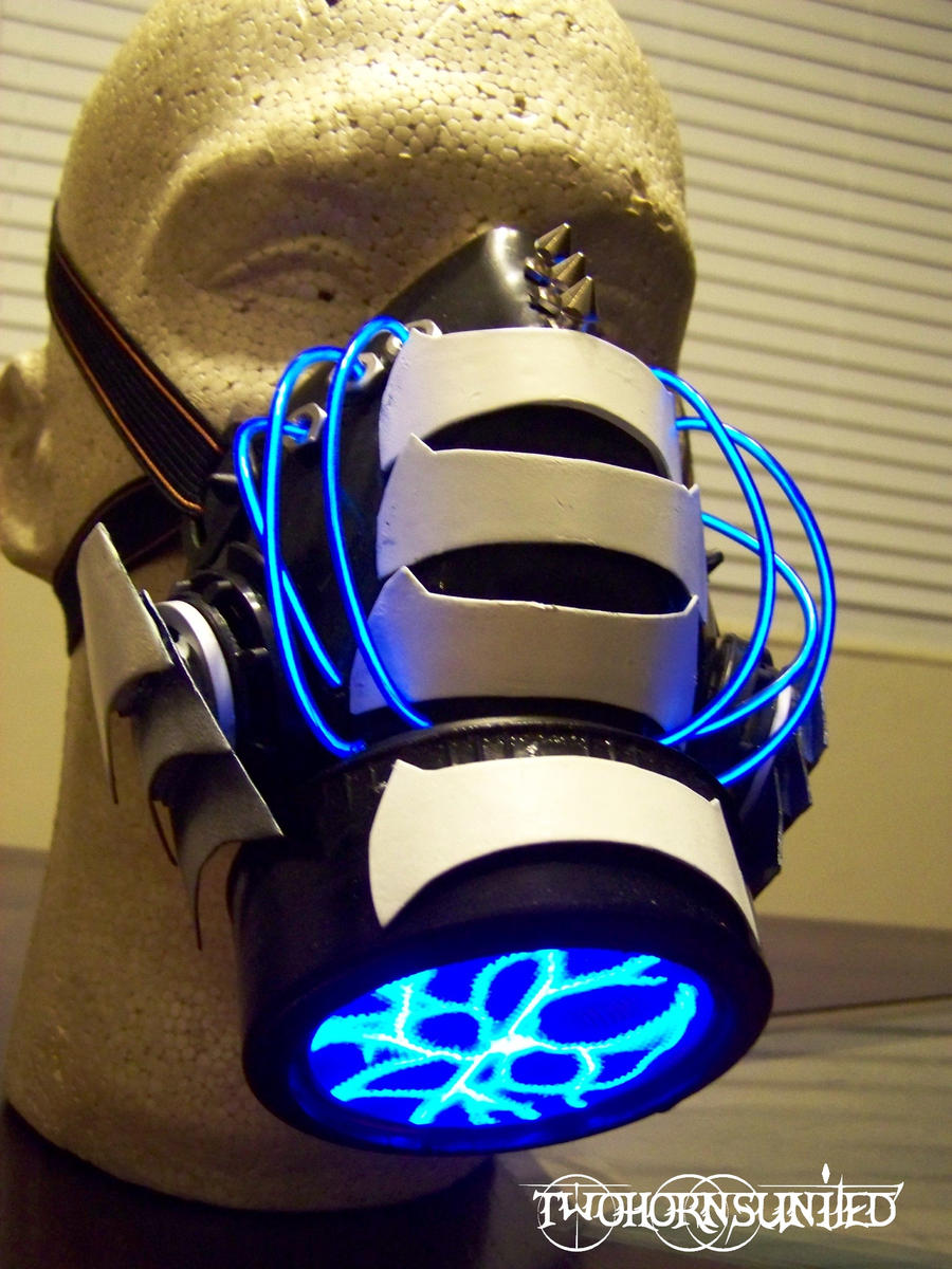 'Digital Future' cybernetic plasma gas mask