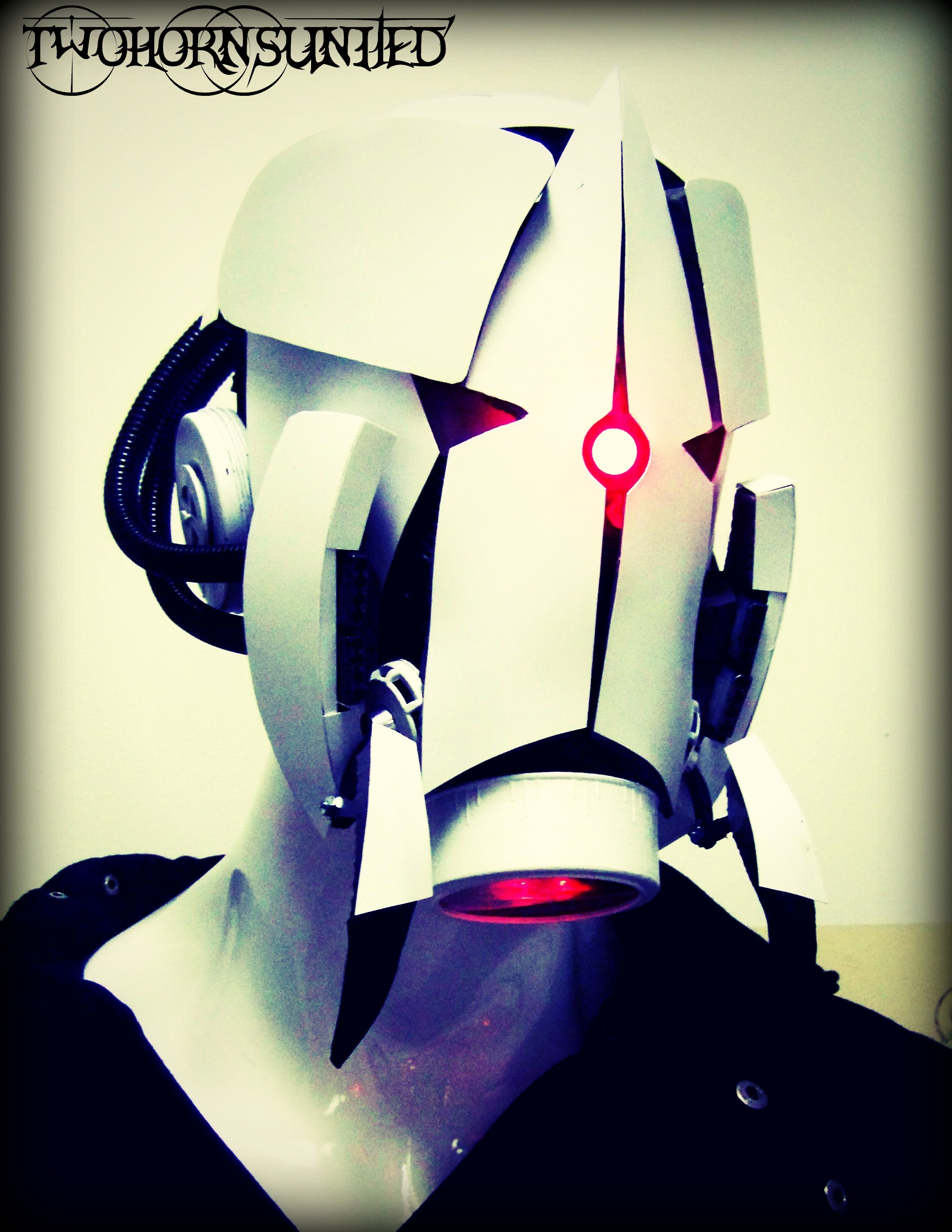 The Aperture Science Sentry turret soldier helmet