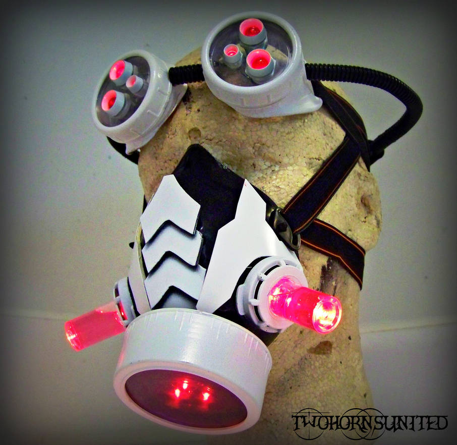 ArachnoPunk Light up DJ/raver mask and goggles set by TwoHornsUnited on ...