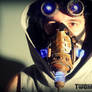 The Harvester wasteland teslapunk mask/goggles set