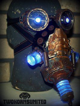 The Harvester wasteland teslapunk mask/goggles set