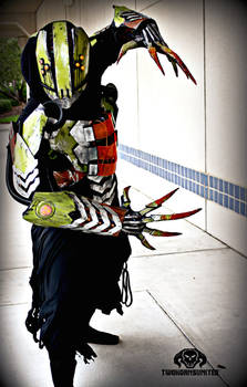 The Glitch rogue reaper LIGHT UP cyberpunk costume