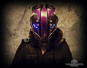Cybernetic evolution - Glitch Cyberpunk mask