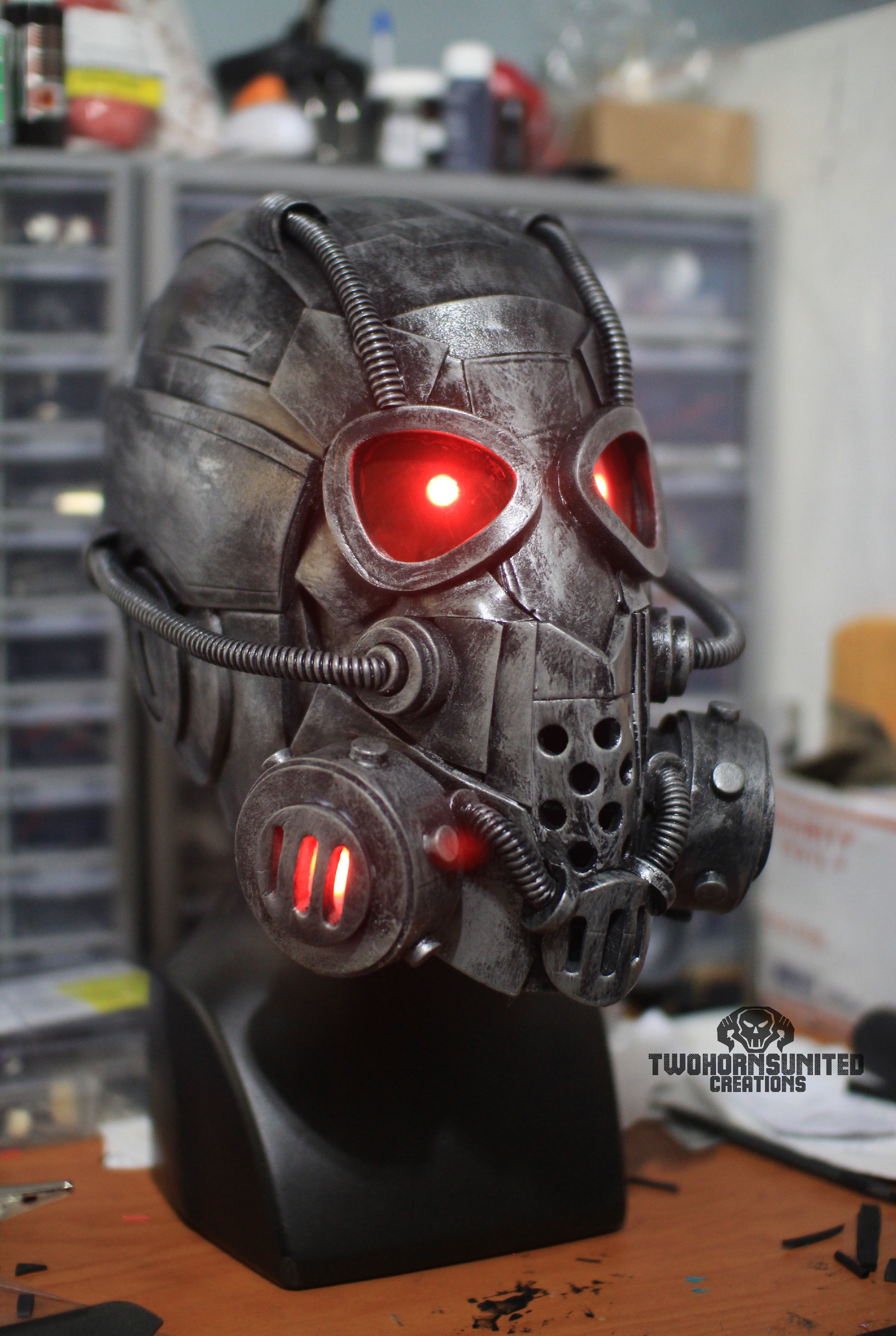 The Corruptor Cyberpunk mask helmet