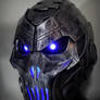 The Grave Ender v1.0 - light up cyberpunk helmet
